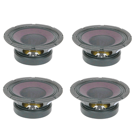 4 X BUNDLE DEAL Eminence BETA 8CX 8ohm 8" 250watt Speaker
